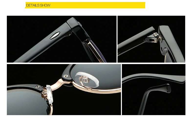 ASOUZ 2019 new round men's sunglasses UV400 fashion brand ladies glasses classic retro popular designer design driving sunglasses (15)