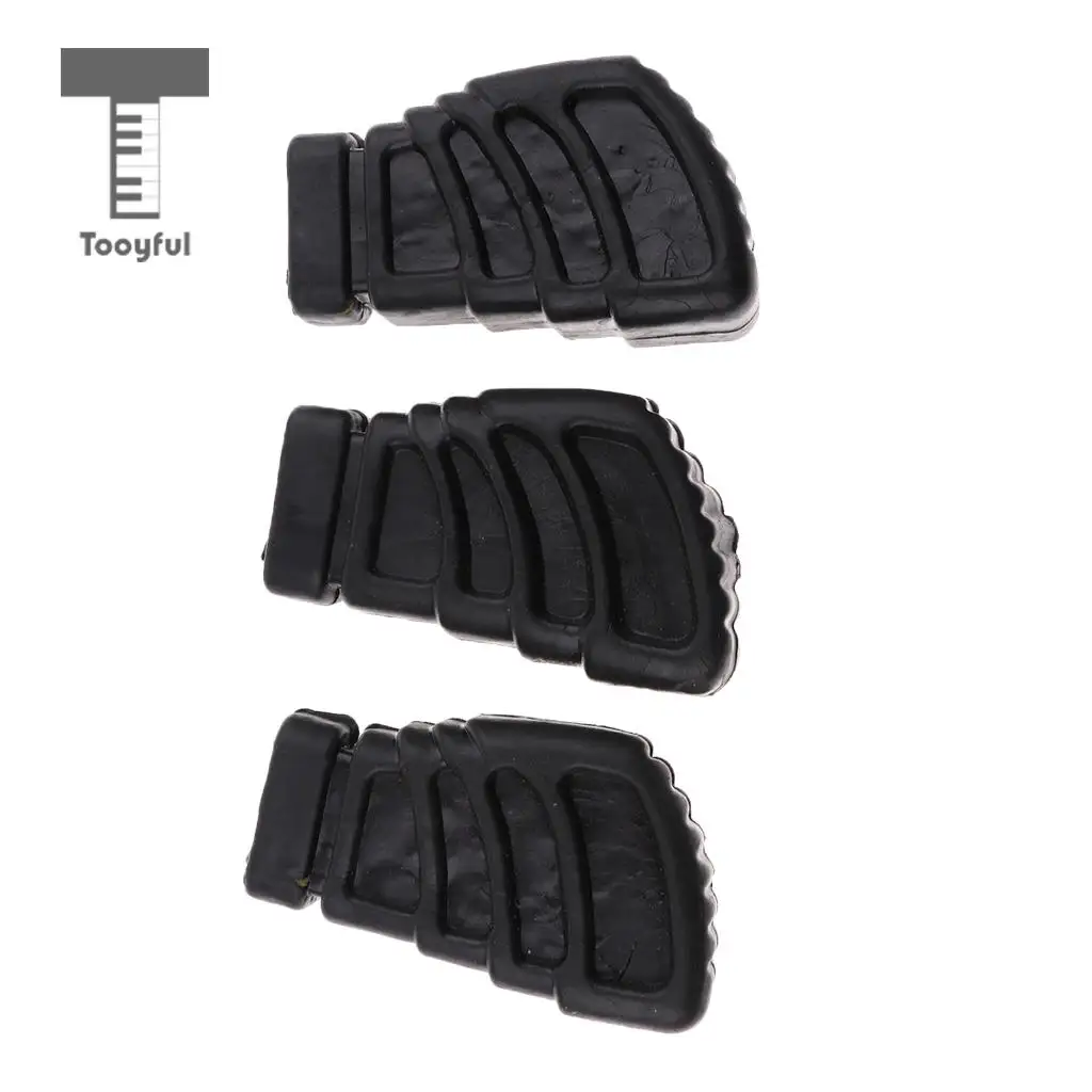 3pcs Replacement Rubber Feet for Single Braced Drum Hardware Cymbal Stands
