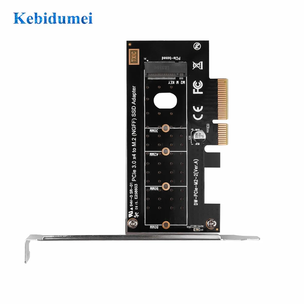Kebidumei PCI E 3 0 Express M.2 NVMe SSD NGFF к PCIE X4 адаптеру M Key интерфейсная карта поддержка 0x4 2230