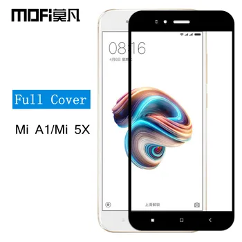 

Xiaomi Mi A1 glass xiaomi mi 5x screen protector full cover protective mi5x tempered film MOFi original Mia1 xiaomi Mi A1 glass