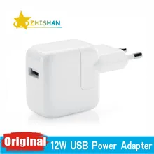 2.4A Fast Charging Original Euro iPad Charger Genuine 12W USB Power Adapter for iPad 4 5 Mini Air iPhone 5s 6s 7 Plus for EU