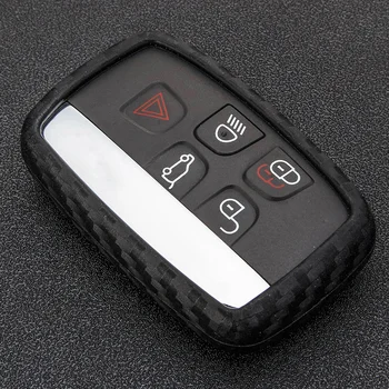

Carbon Fiber Pattern Car Key Cover For Jaguar XF XJ XJL XE C-X16 XF V12 XEL F X Type Guitar For Land Rover Range Rover Sport 2 3