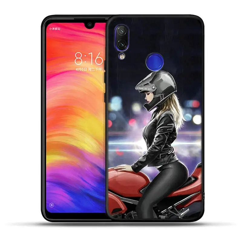 Набор «городская улица» ночное мотоцикл чехол для Xiaomi Redmi Note 7 7A 6 Pro 6A 5A Prime Mi A1 5X A2 Lite 6X4X5 плюс Pocophone F1