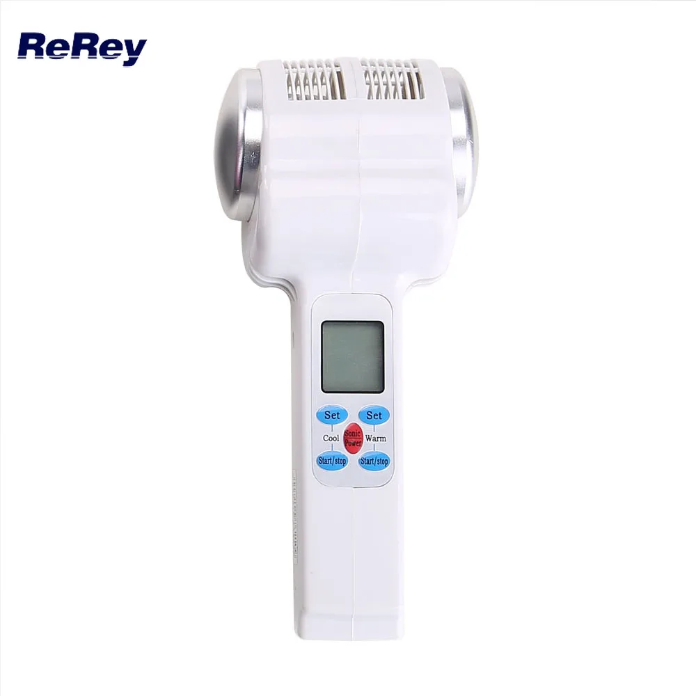 

1M Ultrasonic Cryotherapy Hot Cold Hammer Facial Body Massager Sunburn Face Lifting Skin Care wrinkle remover machine