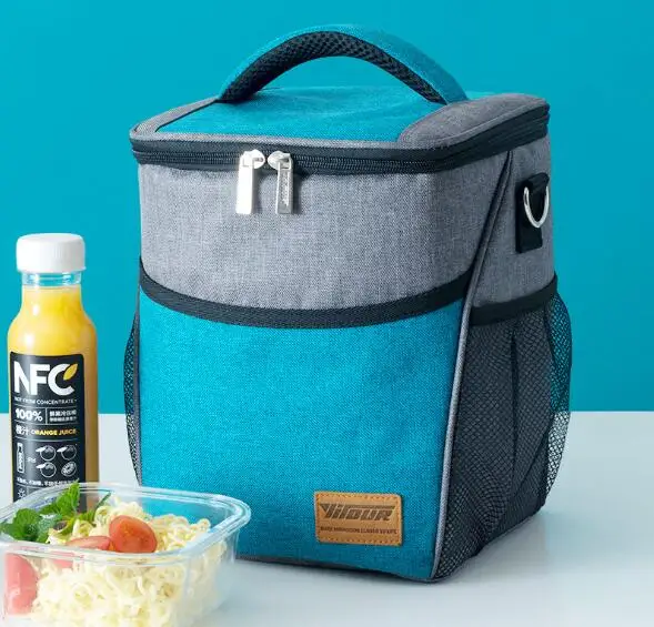 

New Insulation bag portable thick D Lunch Bags Ice Cooler Handbag Kid Bento Box Picnic Food Accessories