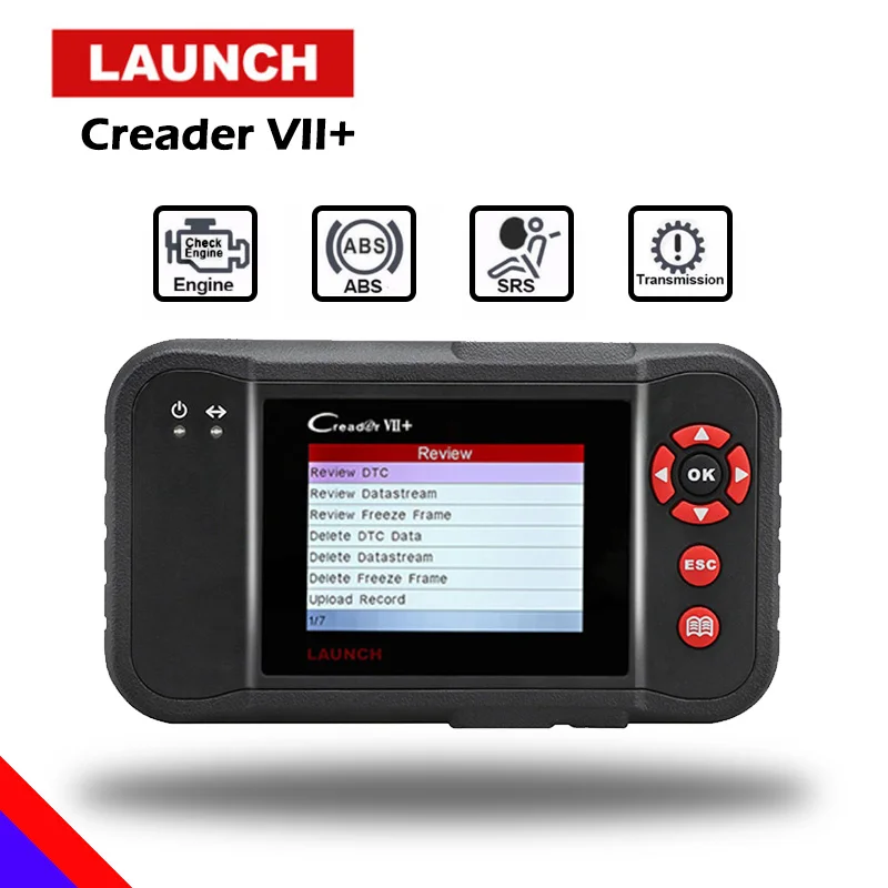 Launch X431 Creader VII Plus VII+ Auto Code Reader OBD2 OBD 2 Scanner Launch CRP123 OBDII Diagnostic Tool Automotive Scan Tool Launch X431 Creader VII Plus VII+ Auto Code Reader OBD2 OBD 2 Scanner Launch CRP123 OBDII Diagnostic Tool Automotive Scan Tool