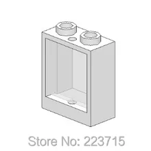 Окно 1x2x2 w. Стекло* 20 шт Y1026 DIY enlamten блок кирпич часть № 60592 совместима с другими детали для конструктора