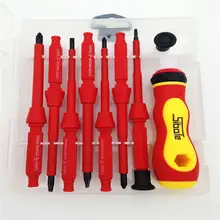 2016 New 7pcs Electrician s Insulated Electrical Hand Screwdriver Tool Set Phillips Screwdriver Electrician Dedicated