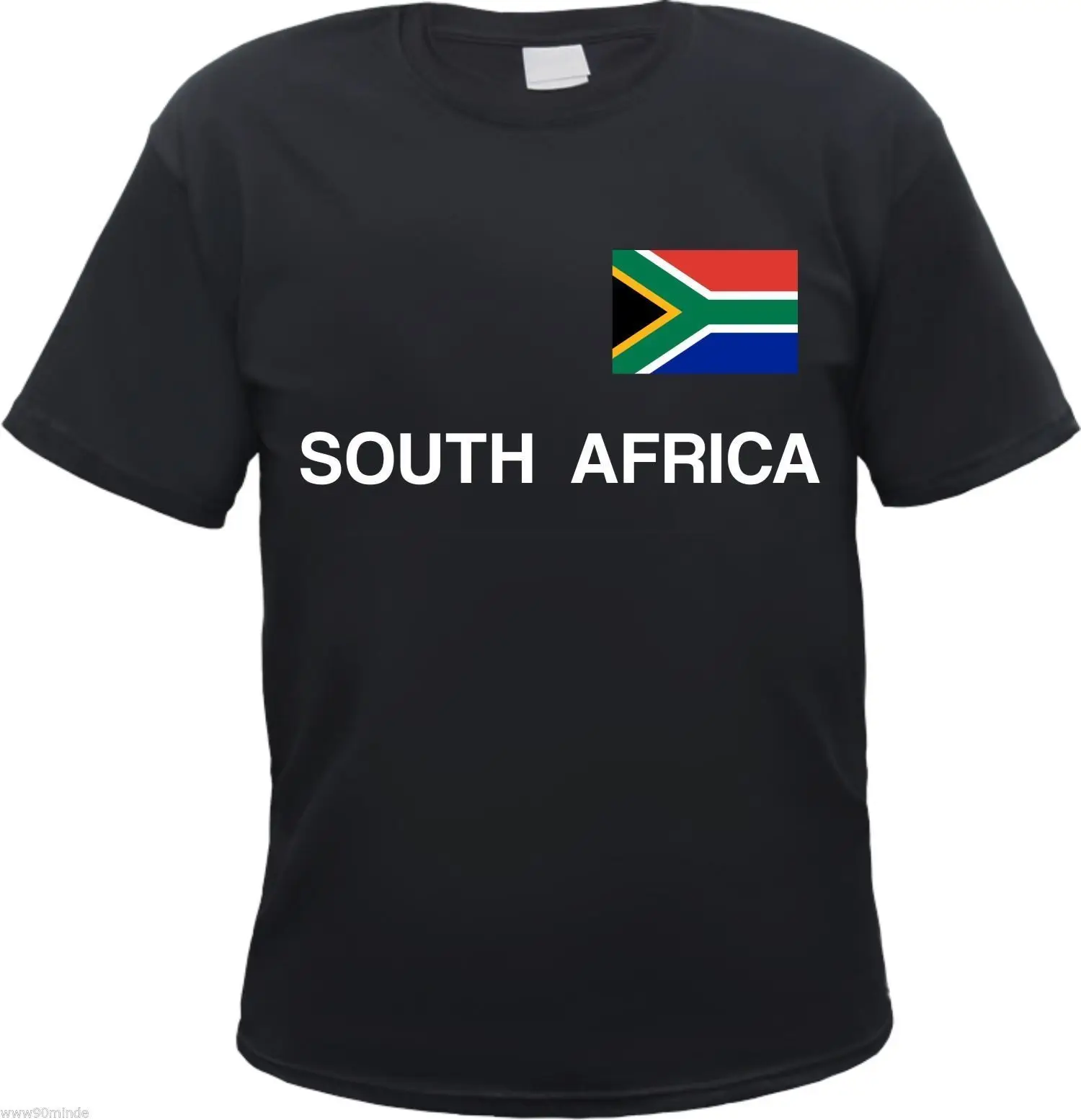 South Africa Tshirt Flag Pressure S To 3xl Black South Africa Cape Town Tshirts