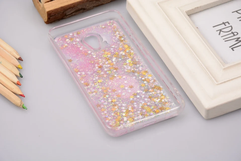Reaoom for Meizu M5 Case Glitter Dynamic Liquid Star Quicksand Colorful Cute Bottle Unicorn Clear Cover Capa for Meilan 5        (2)