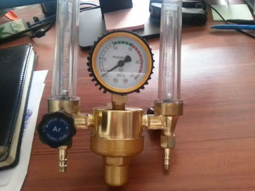 Double flow argon gas meter double tube meter argon welding machine in