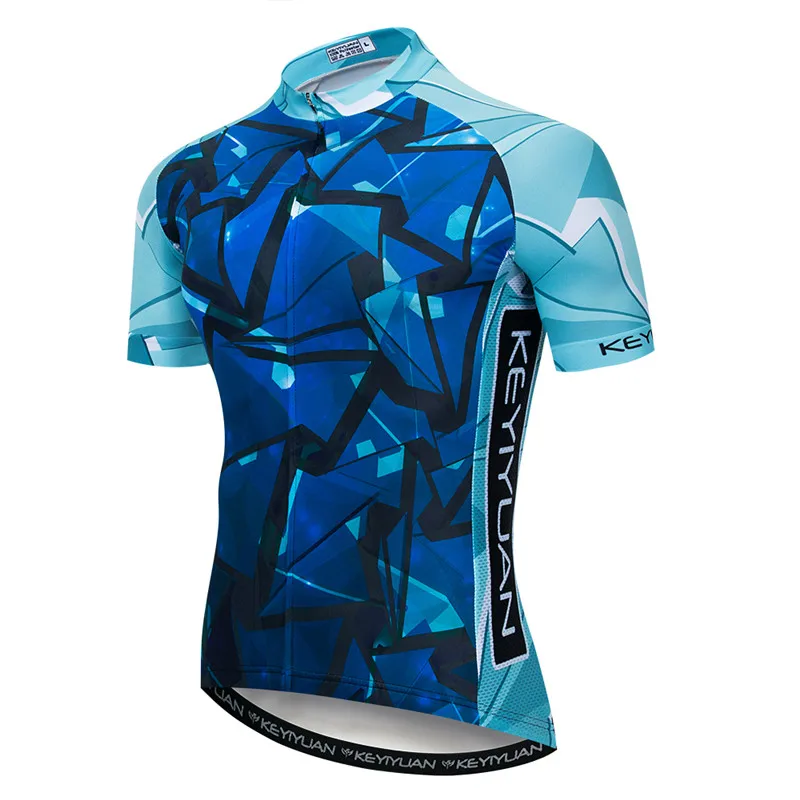 thumbnail image 1 of Maillot de ciclismo para hombre, camisetas de ciclismo, camisetas de ciclismo, camisetas de ciclismo de montaña, camisetas de ciclismo transpirables y coloridas, 1 of 5