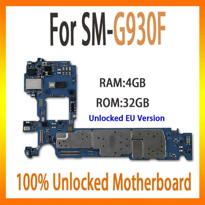 

100% Original factory motherboard For Samsung Galaxy S7 G930F mainboard 32GB Europe version unlock Android OS logic board