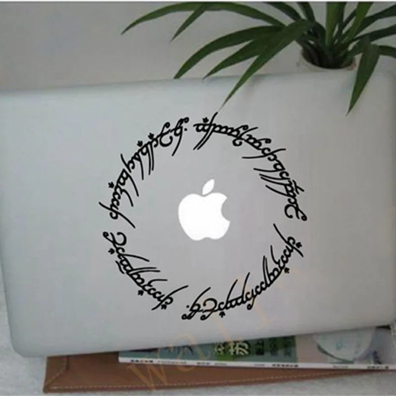 Хоббитные наклейки " Elvish Circle стикер Вдохновленный Властелин колец для Macbook, ноутбука и т. Д