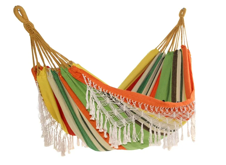 Tassels Hammock Camping Cotton Canvas 200*150cm Swing Chair Kids Furniture Two-person Garden Home Furniture Handing Chair Tassels Hammock Camping Cotton Canvas 200*150cm Swing Chair Kids Furniture Two-person Garden Home Furniture Handing Chair
