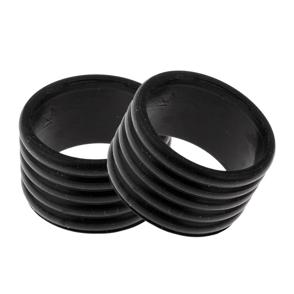 2 Pieces Indoor Games Sports Badminton Tennis Racket Grip Silicone Ring Protector Overgrip 5 Color Options Protection