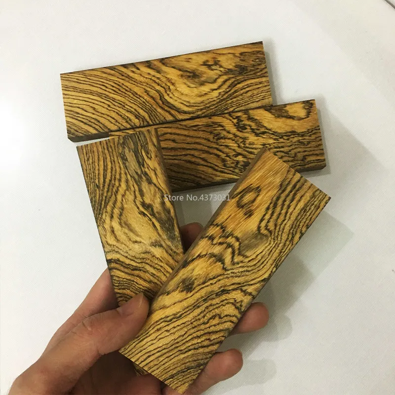 

2pcs DIY Knife handle Material Scarce Mexico Cocobolo wood for Knife handle Produce material 120x40x10mm