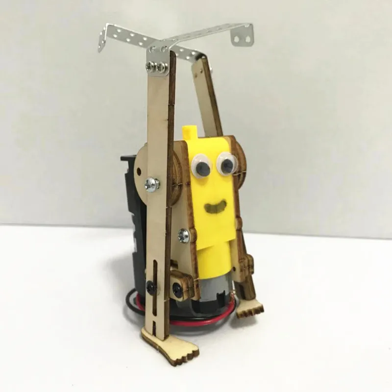 awesome  Happyxuan DIY Electric Robot Rope Climbing Kids Science Discovery Toys STEM Education Physics Exper