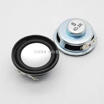 

2pcs 2W 4Ohm 40MM Dia Shell Internal Magnet Speaker 2W 4R around Mini speakers