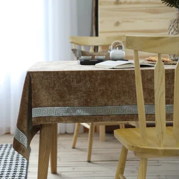 

WLIARLEO Europe Tablecloth Plush Fabric Dust-proof table cloth Velvet Solid Coffee Table Cloth for Banquet,Party,Home Decoration