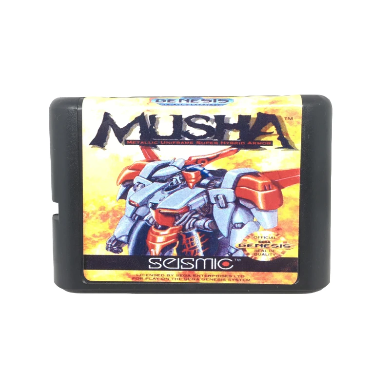 MUSHA для 16 битной игровой Картридж Sega Mega Drive|Картриджи| |