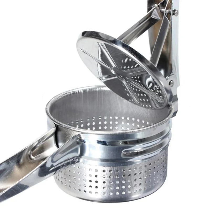 1pc Stainless Steel Potato Ricer Masher Fruit Vegetable Press Baby Food Maker Tool