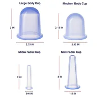 7 Cups Facial Cupping Set Silicone Cupping Therapy Kit Vacuum for Face Cupping Cups Facial Vacuum Massage Cup Kit 2