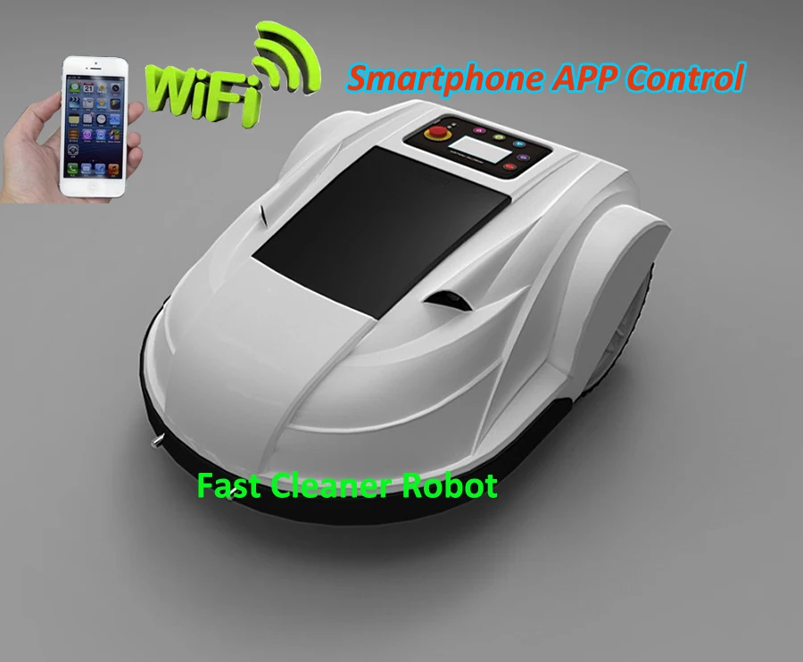 

Newest Third Generation Smartphone WIFI App Control Robot Garden Tool ,Lawn Mower Robot updated with Water-proofed Charger