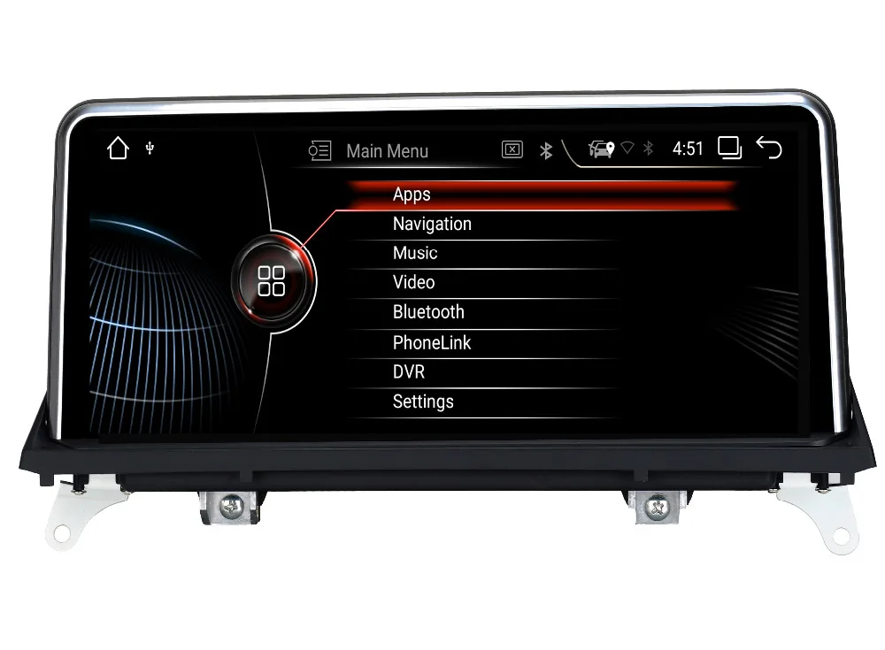 Discount Android 7.1.1 CAR DVD FOR BMW X5 E70 BMW X6 E71  player audio stereo Multimedia GPS stereo monitor ips screen CIC CCC System 4