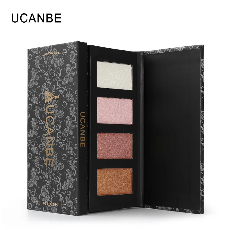 

UCANBE Brand Glow Highlighter Makeup Palette Aurora Polarization Face Eye Shadow Powder Long Lasting Brighten Cosmetics Kit