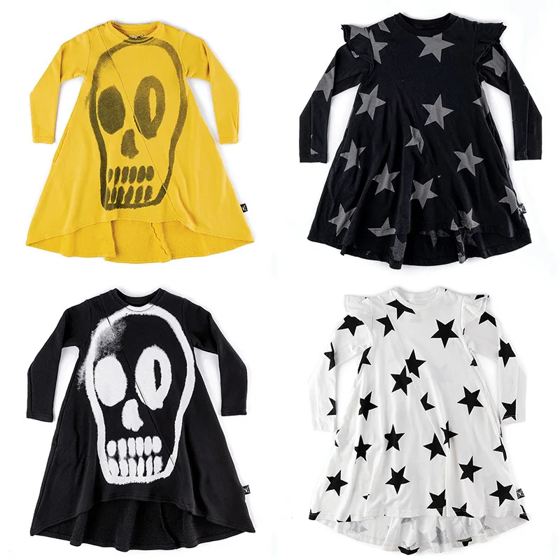 

thanksgiving baby girl christmas dress toddler christmas dress KIDS CLOTHES vampirina SKULL STAR DRESSES