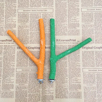 

Parrot peony parrot diamond Grey Parrot scrath crotch bird toy scrub stick scrath frosted sand stick stick Parrot