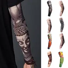 1 шт мужские унисекс модные солнечные защитные гетры для рук нейлоновые эластичные Поддельные Временные татуировки рукава для рук дизайн тела Прохладный