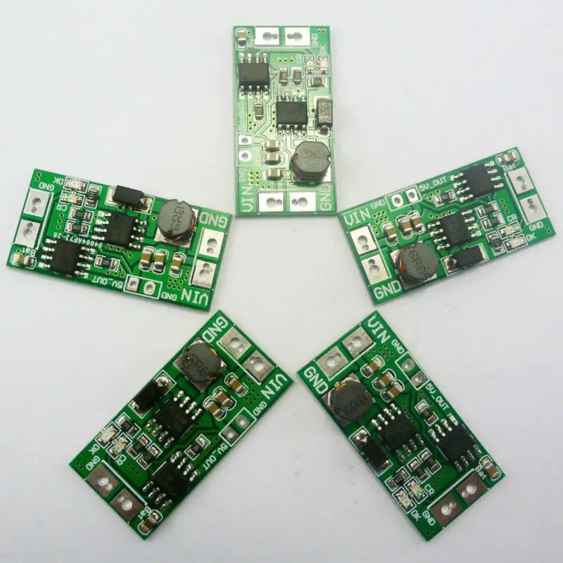 

DD05CRTA *5 5pcs DC 1.5V 3V 3.3V 3.7V 5V to 4.2V Boost Charger Charging module & 0.9-5V to 5V DC DC Step-up Board