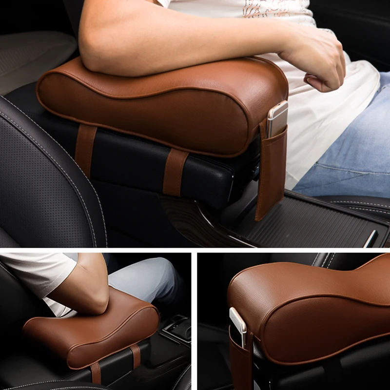 

Memory Form Car Armrest Cushions Armrest Center Consoles for Car Auto Vehicle Armrest Pillow Pad Cushion with Extra Side Pockets
