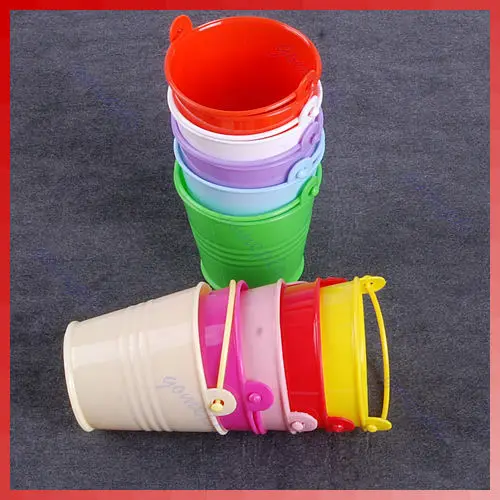 

A17 - 10Pcs/Lot Mini Cute Chocolate Candy Bucket Keg Wedding Party Favors Kisses DIY Free Shipping