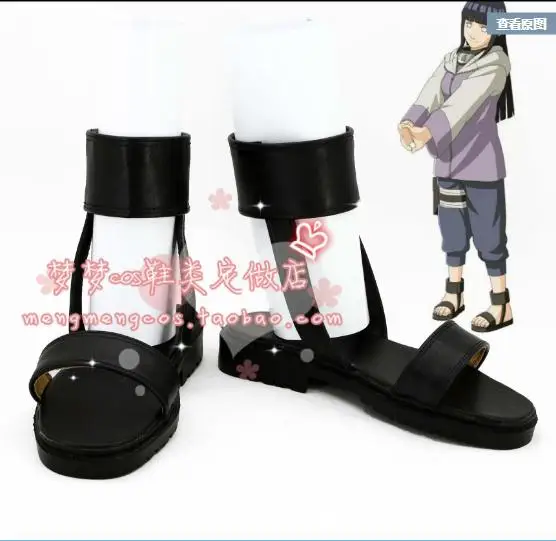 

Anime NARUTO Boy Girl Cos Shoes Hyuga Hinata Cosplay Footwear Halloween Adult Cosplay Accessories