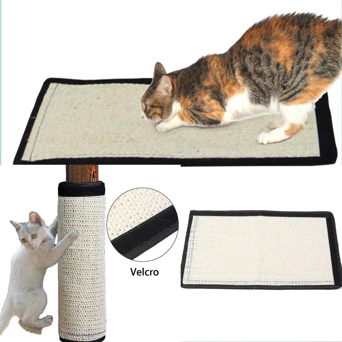 

Cat Scratch Toy Catnip Sisal Hemp Kitten Cat Scratching Post Training Toy Sofa Wall Corner Scratcher Pad Mat Board