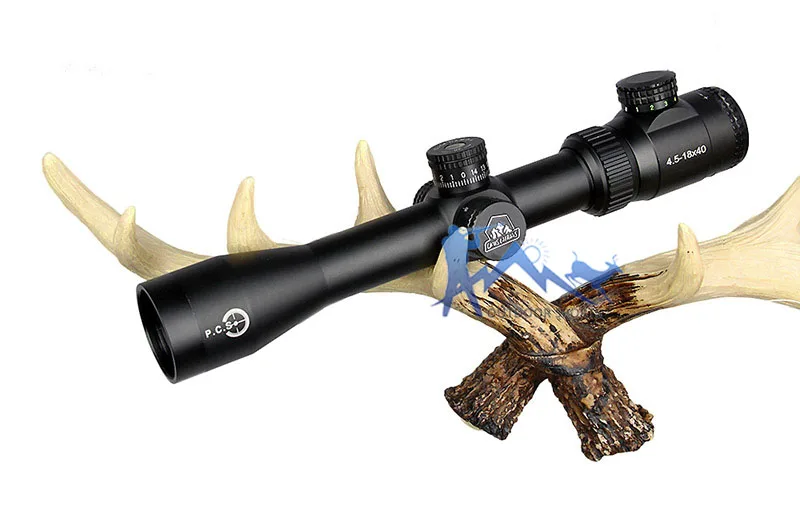 Canis Latrans RifleScope sight Airgun TM4.5-18x40 два цвета Зрительная винтовка для внешней охоты стрельбы в оптике OS1-0287 - Цвет: Black