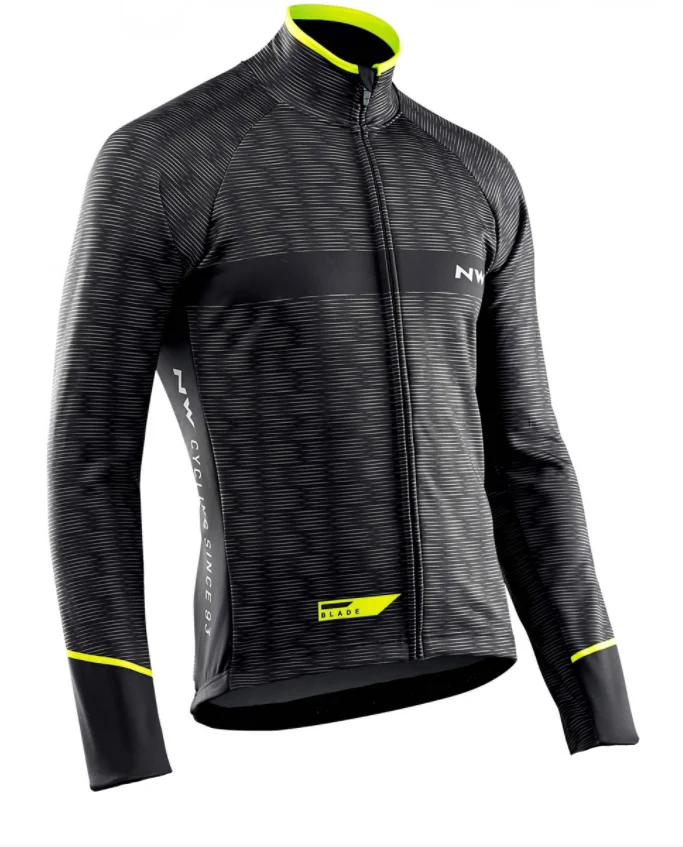 Northwave, комплект одежды для велоспорта с длинным рукавом, NW Pro team, Джерси, мужской костюм, дышащий, для занятий спортом на открытом воздухе, велосипед, MTB, одежда с подкладкой - Цвет: only jersey