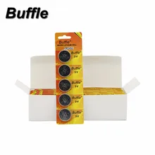 Buffle 40 pces/8 pacotes cr2450 botão pilha moeda cattery 2450 ecr2450 bateria de lítio por atacado