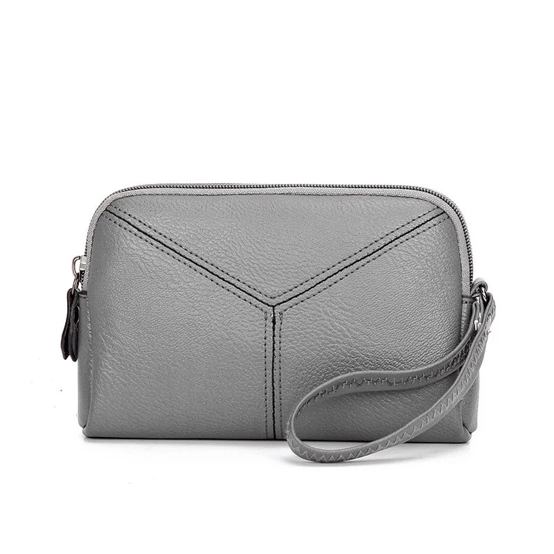 

Fashion designer Pu Leather Handbags Women Day Clutch Bags Envelope Small Organizer Long Wristlet Strap Purse Ladies Party Bag
