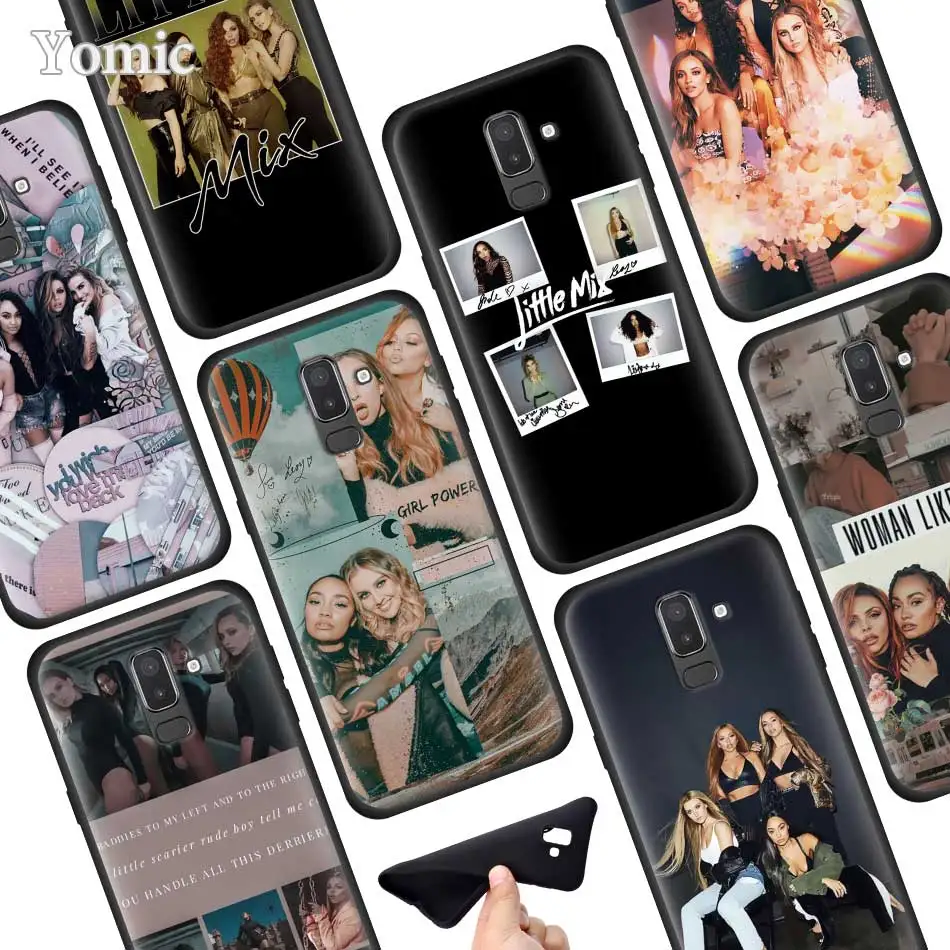 

Little Mix Silicone Phone Case for Samsung Galaxy J8 J6 J4 Plus 2018 A50 A70 A80 S10 Plus S10e Case Cover