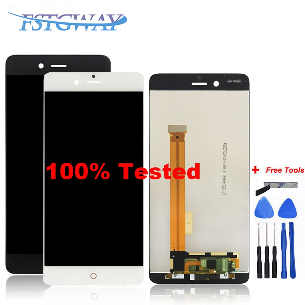 Для 5 2-дюймового ZTE nubia Z11 mini S NX549J ЖК-дисплей + сенсорный экран 100% протестированный