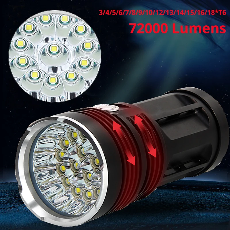 

2017 New 42000 lumen Flashlight 14*XML T6 LED Outdoor lighting waterproof floodlight,torch,lantern,camping light, lamp, Hunting