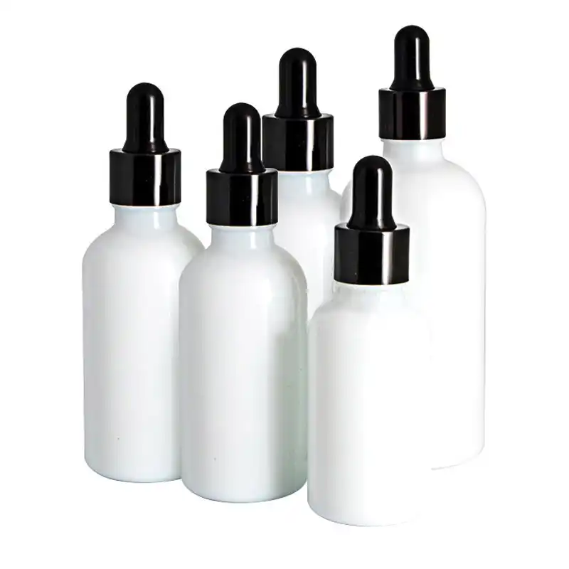 5ml 10ml 15ml Glass Dropper Bottles White Porcelain Essential Oil