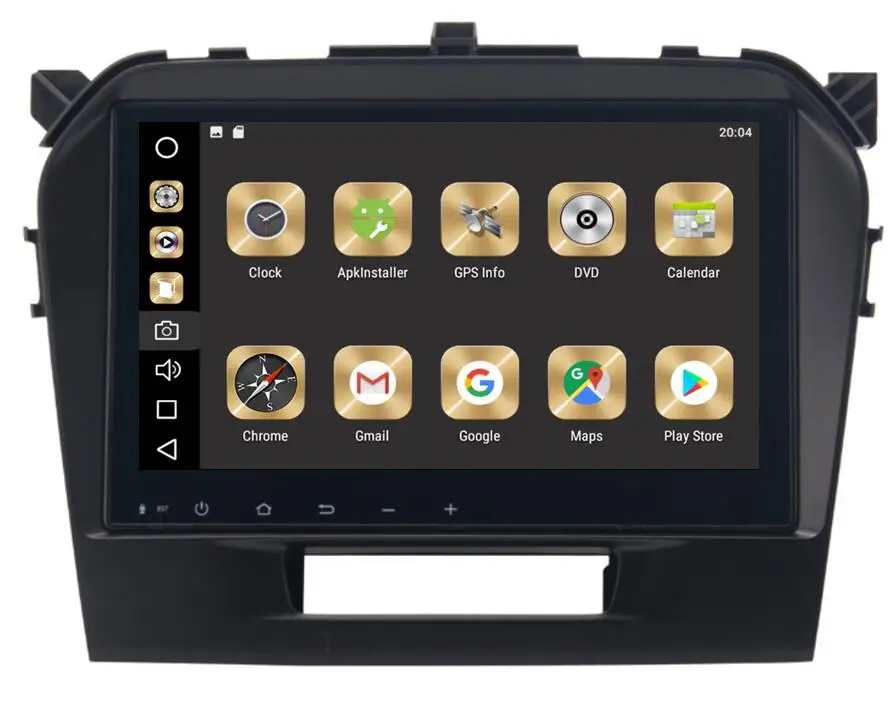 Carplay (BT) 4 Гб ОЗУ 8 ядер 64 ПЗУ 9 дюймов Android 10 автомобильный Dvd Gps для Suzuki vitara 2016 радио