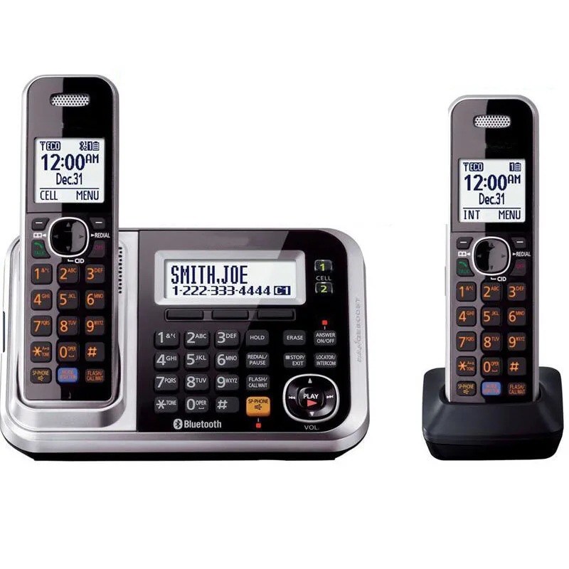 imágenes para DECT 6.0 Link-a-celular Bluetooth Teléfono Inalámbrico Con Contestador automático de Llamadas ID de Correo de Voz de Línea Fija de Teléfono de Rellamada para la Oficina En Casa imágenes para DECT 6.0 Link-a-celular Bluetooth Teléfono Inalámbrico Con Contestador automático de Llamadas ID de Correo de Voz de Línea Fija de Teléfono de Rellamada para la Oficina En Casa