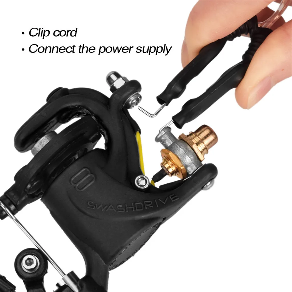 2-in-1 Professional Rotary Tattoo Machine with Precision DC Motor Supply for Liner and Shader, Complete Tattoo Machine Kit
