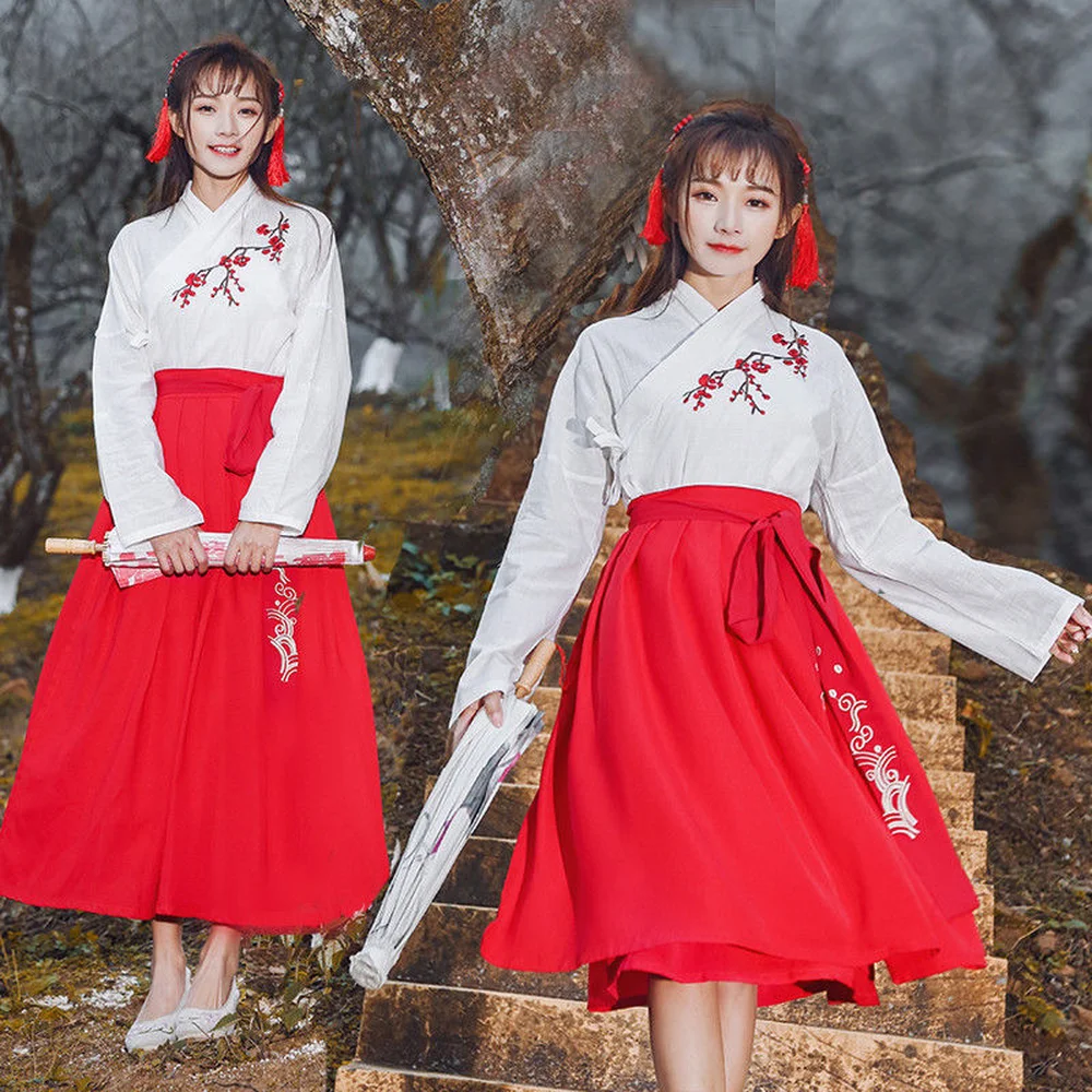 

Chinese Ancient Traditional Hanfu Unisex Stage Dance Costume Tang Dynasty Consum